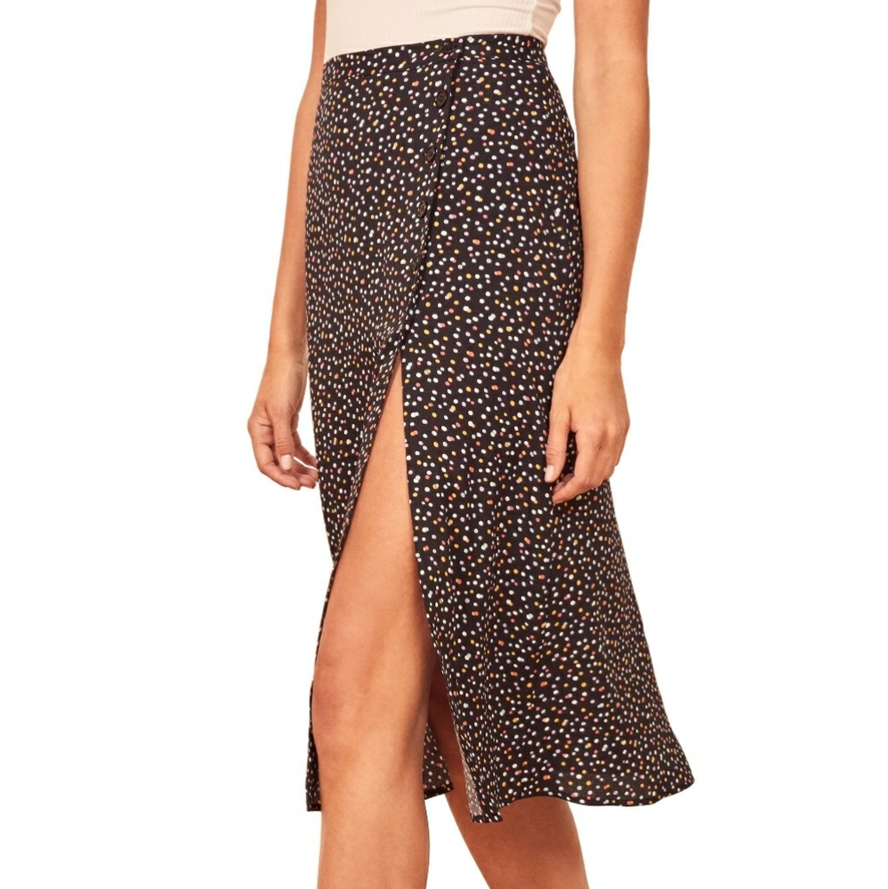 Reformation Slit Midi skirt